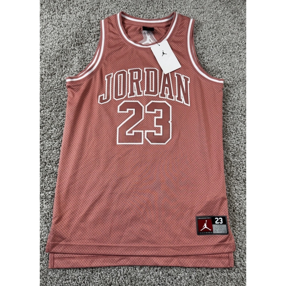 NEW Jordan Kids‎ Red Stardust Basketball Jersey Jumpman Large 12-13 Years